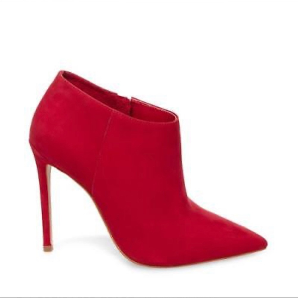 Steve Madden Genuine Leather Red Bootie
